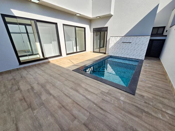 Imagem Casa térrea com 4 suítes à venda, 250 m² por R$ 2.950.000 - Condomínio Dona Lucilla - Indaiatuba/SP