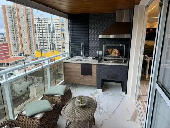 Imagem Apartamento de luxo no coração de Santo André-SP: 3 quartos, 3 suítes, 4 banheiros, 2 vagas na garagem, 115m²! Confira agora no Condomínio Paris Santo André!