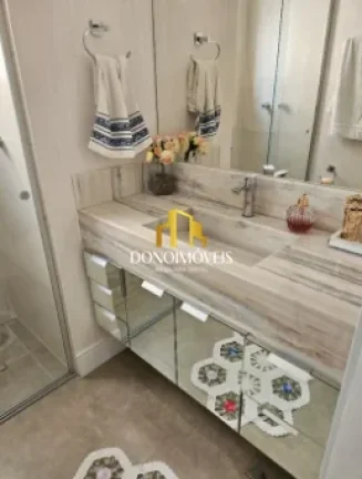Imagem Apto 106m vista livre andar alto Cond Auge Home Resort Centro SBC