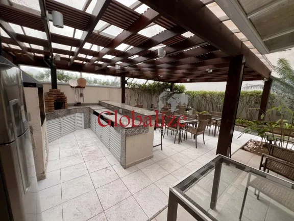 Imagem Apartamento com 1 suíte e 1 vaga demarcada em Prédio com Lazer completo no bairro da Vila Mathias em Santos por R$ 370 mil