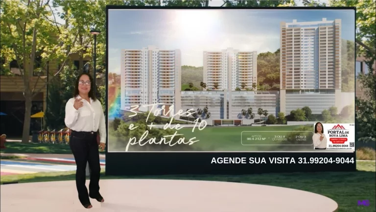 Lançamento Apartamento a venda Ed. MONT D`OR - Vila da Serra - Destaque possui uma planta ampla e bem distribuída, com 180,25 m2 de área privativa.