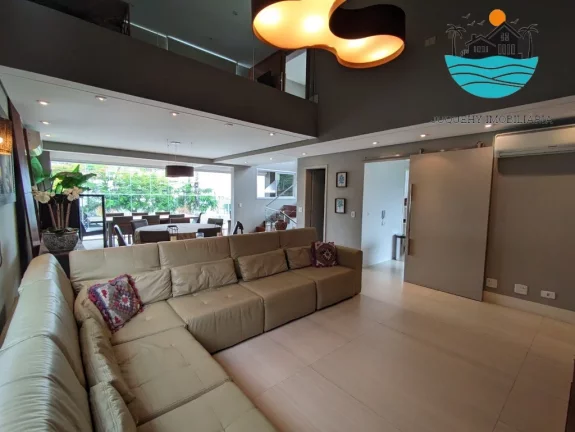 Imagem Aluguel de Temporada Juquehy - 4 suítes, piscina/churr. Privativa, 50m da praia, acomodação 14 pessoas, 03 vagas de auto | Juquehy Imobiliária