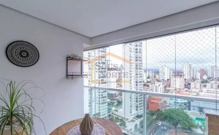Imagem Apartamento 2 dormitórios, sendo 1 suíte, piso laminado, sala 2 ambientes, varanda gourmet com chu...