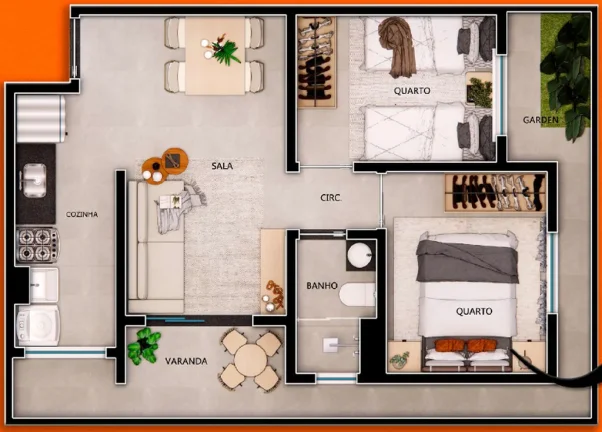 Imagem APARTAMENTO RESIDENCIAL em Rio de Janeiro - RJ, Rocha