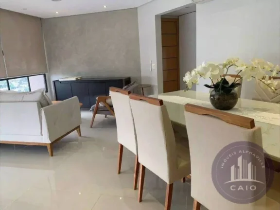 Imagem Apartamento com 3 dormitórios para alugar, 127m² por R$ 11.000 - Alphaville