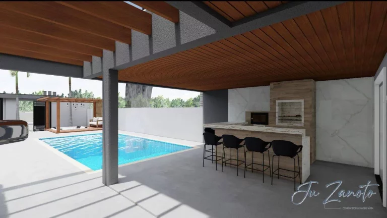 Imagem Sobrado 70 m do mar Praia Grande Matinhos com Piscina e Jacuzzi