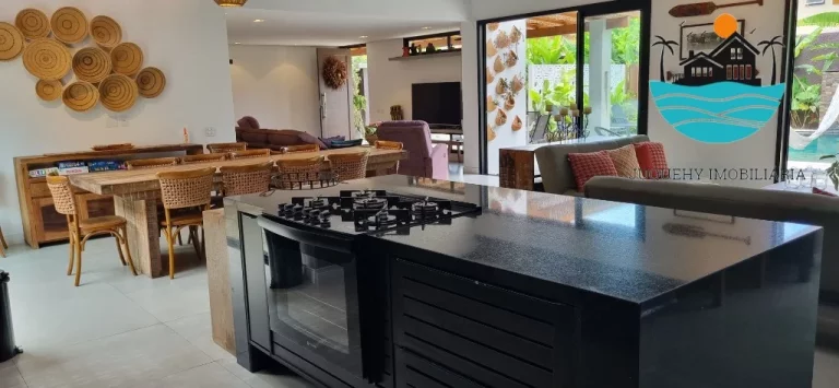 Imagem Praia de Juquehy Casas Para Alugar com, 6 suítes, piscina, a 150m da praia - Acomodação 16 pessoas | Juquehy Imobiliária