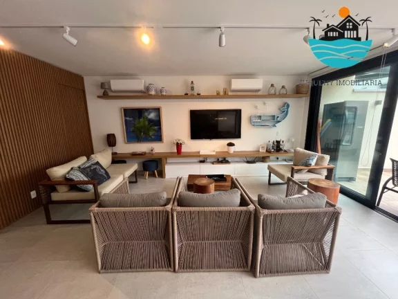 Imagem Imóveis a Venda em Juquehy, Locação Temporada na Rua da Praia em Juquehy com 4 suítes e 200m² de área construída | Juquehy Imobiliária