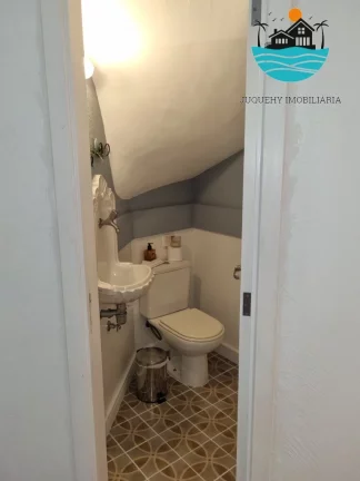 Imagem Aluguel de temporada em Juquehy - Condomínio Pé na Areia. com 4 dormitórios, 2 suítes c/ vista ao mar, 2 vagas e max. 8 pessoas | Juquehy Imobiliária