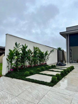 Imagem Casa nova com 3 Suítes, Pé Direito Alto, Cozinha Gourmet e Piscina Privativa no Condomínio Morada da Praia em Boraceia!