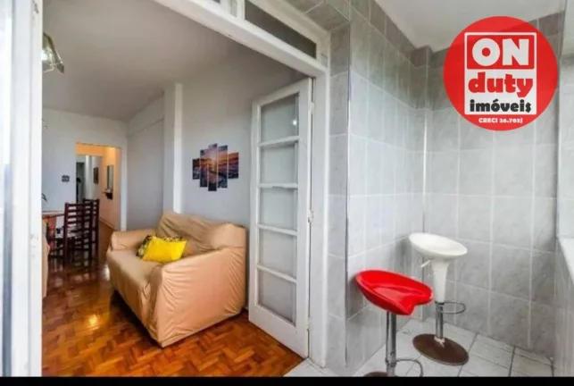 Imagem Apartamento à venda, 78 m² por R$ 600.000,00 - Gonzaga - Santos/SP