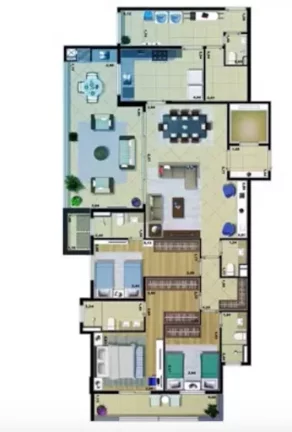 Imagem Apartamento com 3 dormitórios à venda, 163 m² por R$ 1.695.000,00 - Vila Rosália - Guarulhos/SP