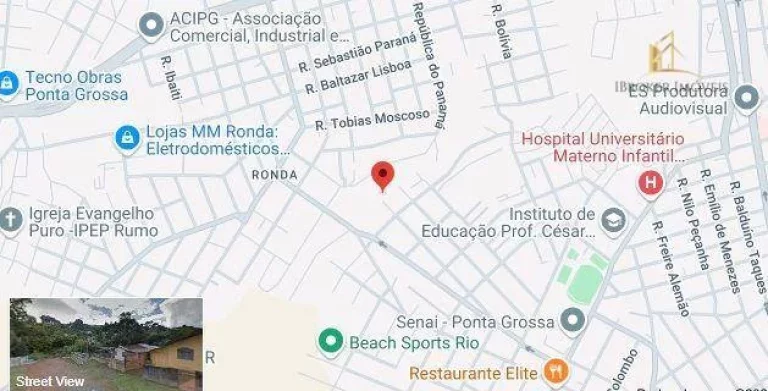 Imagem Terreno à venda, 429 m² por R$ 110.000,00 - Estrela - Ponta Grossa/PR