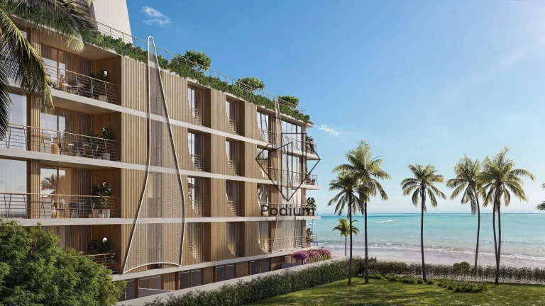 Imagem Apartamento térreo pé na areia com piscina privativa e acesso direto a praia no Poço / Cabedelo - AP2613