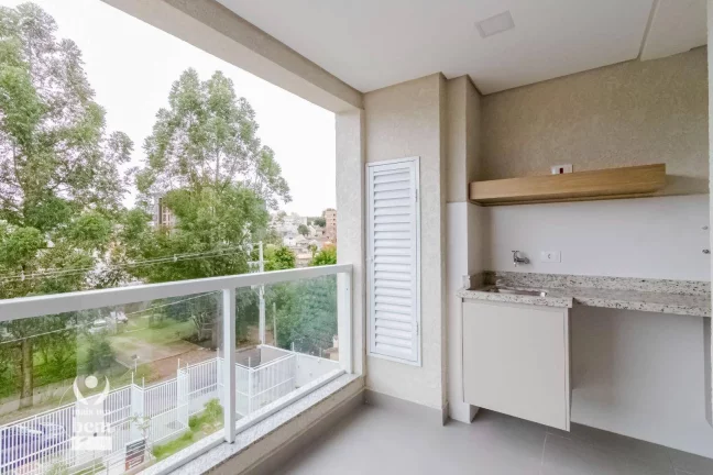Imagem Lindo apartamento novo, com 2 quartos (1 suíte), sacada com churrasqueira à venda por R$ 551.023,26 - Tingui - Curitiba/PR