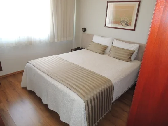 Imagem Flat disponível para venda no Saint Moritz Flat Service, com 48m², 1 dormitório e 1 vaga de garagem