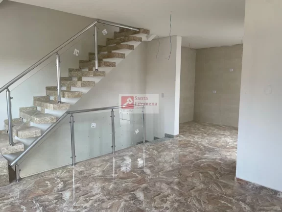 Imagem Sobrado para Venda em Santo André, Vila Pires, 2 dormitórios, 2 suítes, 3 banheiros, 4 vagas