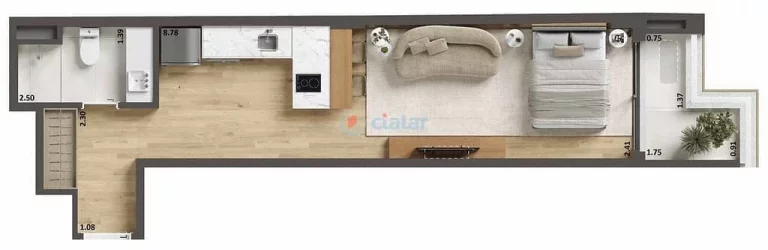 Imagem Studio à venda 1 Quarto 39.49M Ipanema Rio de Janeiro - RJ | Be in Rio Barão da Torre Imagem Studio à venda 1 Quarto 39.49M Ipanema Rio de Janeiro - RJ | Be in Rio Barão da Torre