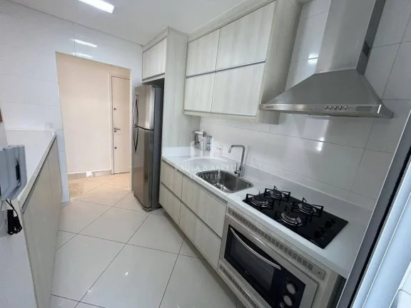Imagem Apartamento Novo de Alto Padrão. Porteira fechada, 80m², 2 Dormitórios sendo 1 Suíte com Closet e Sacada, 2 Vagas, Totalmente mobiliado no Ruge Ramos, São Bernardo do Campo