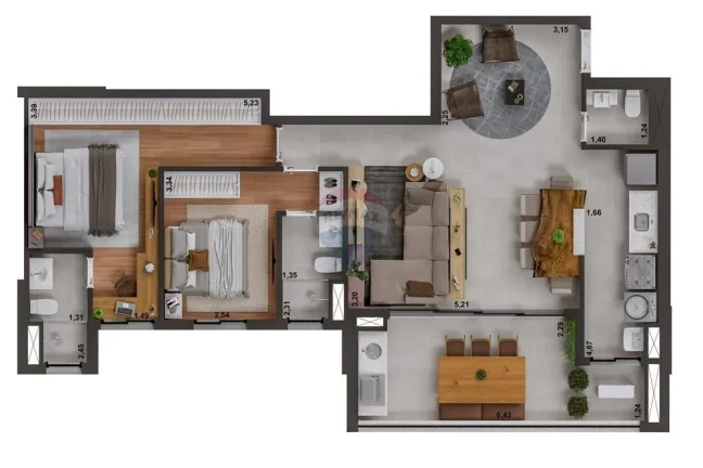 Imagem Apartamento Lançamento Tríon – Alto Padrão, Exclusividade e Localização Estratégica