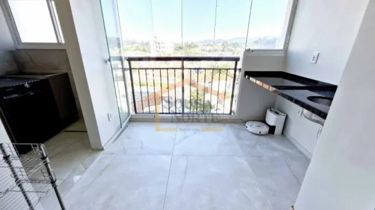 Imagem Apartamento com 60 m², 2 dormitórios, sendo 1 suíte, sala integrada à varanda com espaço gourme...