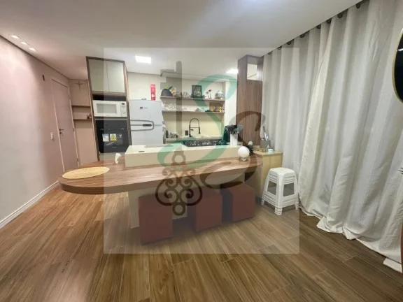 Imagem Venda de apartamento na Vila Palácios, Campinas. 1 dormitório com closet, ar condicionado, sala com varanda, cozinha com armários, lavanderia, banhei