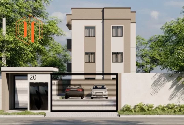 Imagem Apartamento para Venda em São José dos Pinhais, Santo Antônio, 3 dormitórios, 1 banheiro, 1 vaga
