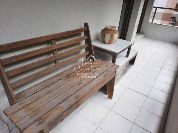 Imagem Imperdível Apartamento para Locação em Guarujá-SP, Pitangueiras: 3 Quartos, 1 Suíte, 2 Salas, 2 Banheiros, 1 Vaga de Garagem - 107m²!