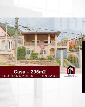 Imagem Casa a venda em Florianópolis SC Bairro Trindade com 4 quartos, sendo 2 suítes ,295m²