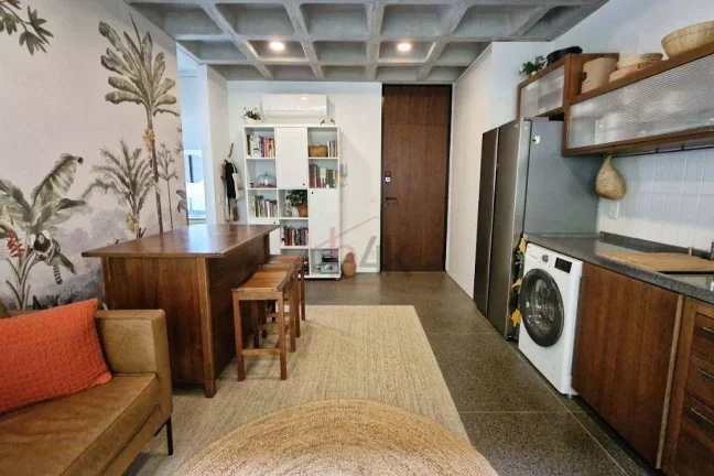 Imagem Tico Manguatá: Apartamento de 1 Quarto em Rua Silenciosa do Brooklin