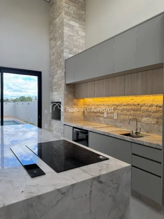 Imagem Casa térrea nova à venda com 3 quartos sendo 3 suítes, todas com armários planejados, ar condici...