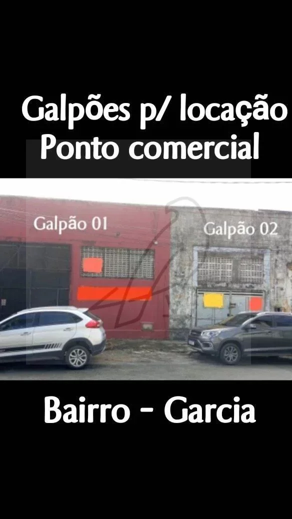Imagem Alugo Galpão 350m2 no Garcia, Salvador-BA