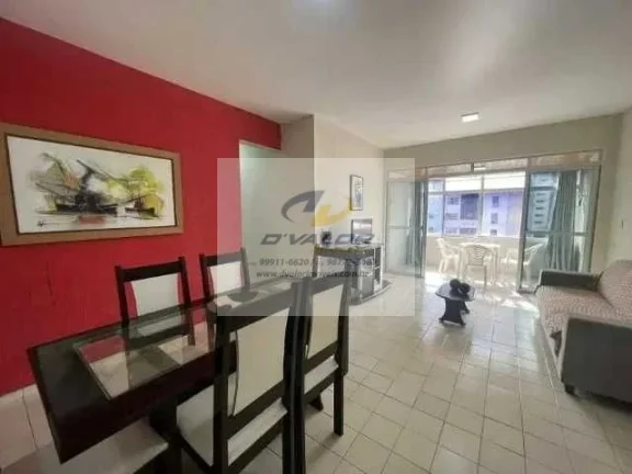 Imagem Vendo Apartamento com 77m², Mobiliado, 3 quartos s/ 2 suítes, sala p/ 2 ambientes e 1 vaga