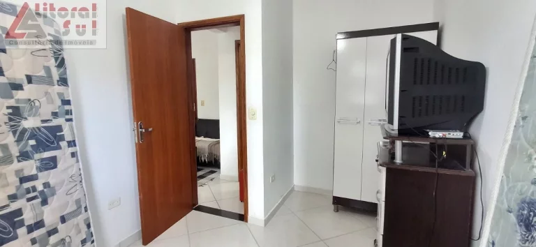 Imagem Apartamento à Venda em Praia Grande-SP: 1 quarto, 1 sala, 1 vaga, 48m² no Bairro Ocian!