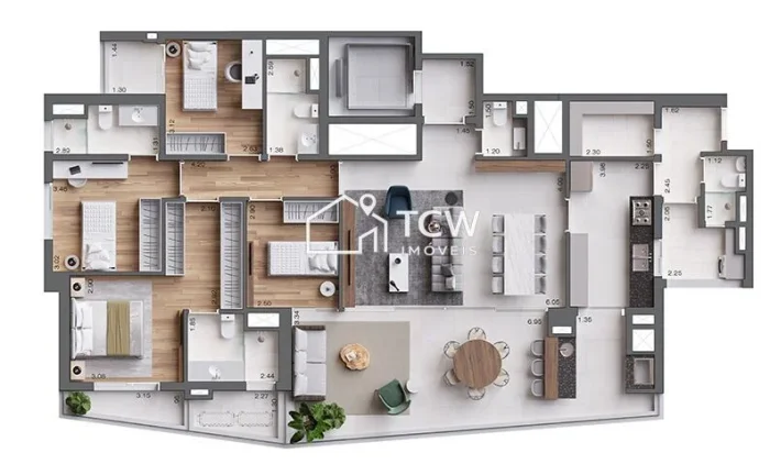 Imagem Apartamento à venda no bairro Brooklin - São Paulo/SP, Zona Sul