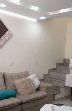 Imagem Cobertura com 2 dormitórios à venda, 105 m² por R$ 440.000,00 - Vila Alzira - Santo André/SP
