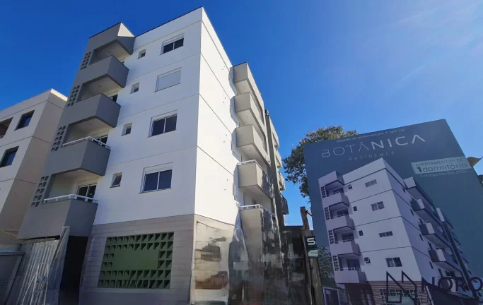 Apartamento Moderno de 1 Dormitório com Churrasqueira e Sacada - Próximo à UFSM