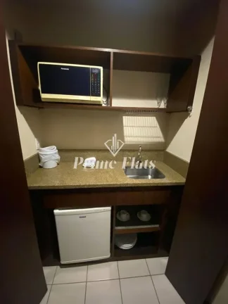 Imagem Flat disponível para venda no Transamérica Prime International Plaza, com 26m², 1 dormitório e 1 vaga