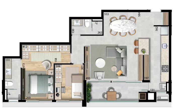 Imagem Dalí - Apartamento à venda no bairro Bacacheri - Curitiba/PR