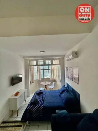 Imagem Studio com 1 quarto à venda, 29 m² por R$ 355.000 - Embaré - Santos/SP