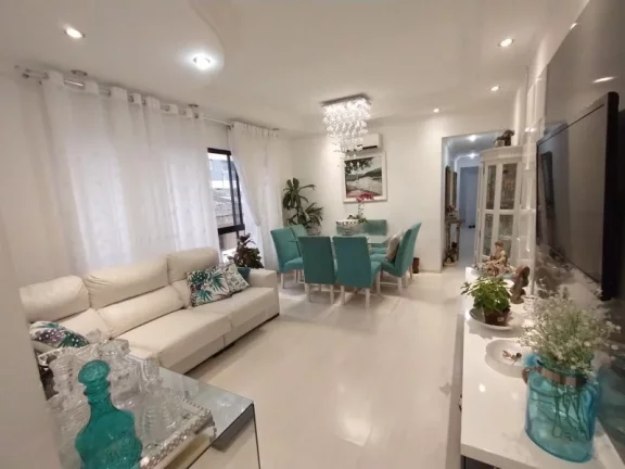Imagem APARTAMENTO COM 2 DORMITÓRIOS À VENDA, 110 M² POR R$ 720.000,00 - PONTA DA PRAIA - SANTOS/SP