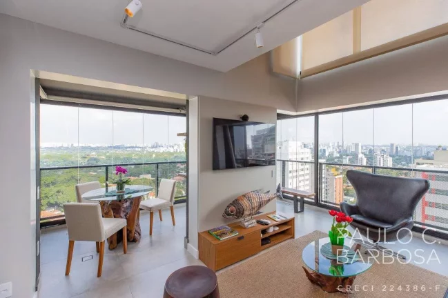 Imagem Pinheiros Novo - MOBILIADO- 1 St - 1 vg - Duplex - 89m² - Vista Fantástica