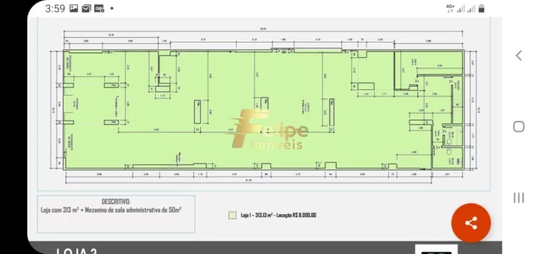 Imagem Oportunidade única de venda e locação de um ponto comercial incrível!