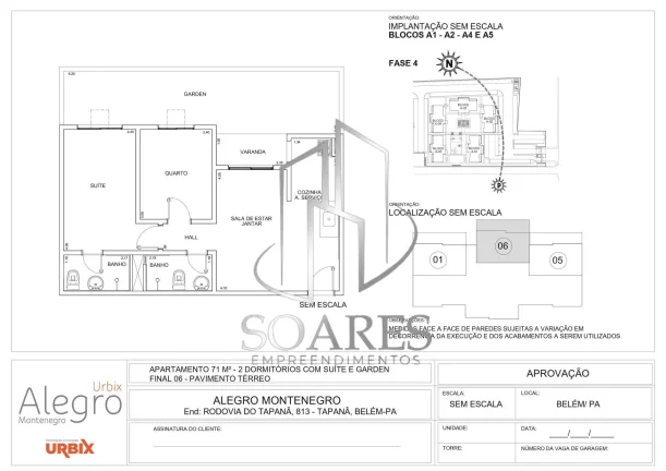 Imagem Alegro Montenegro 2/4 e 3/4 com suite - Em fase de acabamento