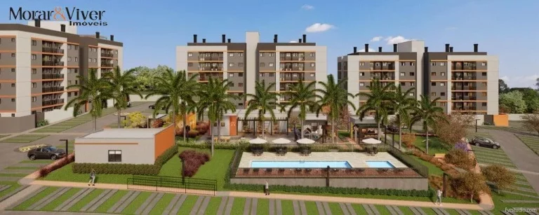 Imagem Apartamento para Venda em Curitiba, Cidade Industrial, 2 dormitórios, 1 suíte, 2 banheiros, 1 vaga