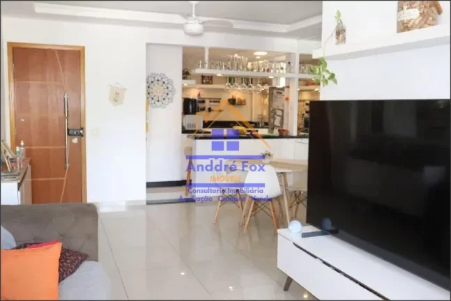 Imagem Apartamento com Varanda, 2 quartos, 1 suíte, 3 banheiros, cozinha americana, 1 vaga, à venda, 83 M², por R$ 525.000 – Vila Isabel - Rio de Janeiro - RJ.