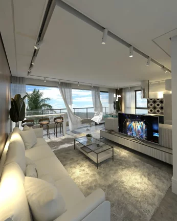 Imagem Apartamento com 4 dormitórios à venda sendo 4 suítes, 319.8 m² por - R$ 16.320.000,00 - Praia Brava - Itajaí/SC
