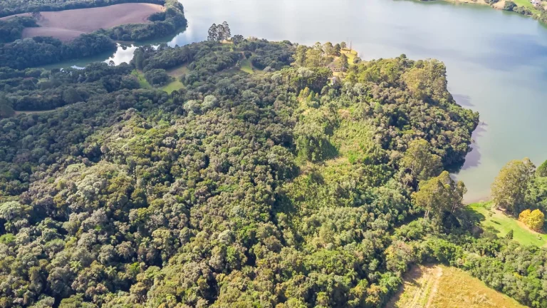 Imagem Chácara com frente para a represa do Passaúna