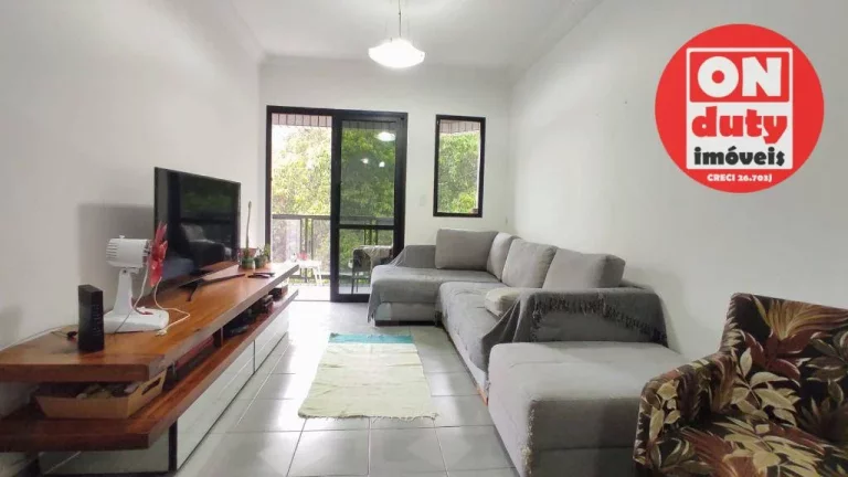 Imagem Apartamento com 3 dormitórios à venda, 100 m² por R$ 410.000,00 - Jardim Tejereba - Guarujá/SP