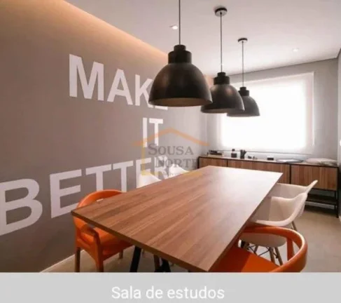 Imagem Apartamento novo, 1 dormitório, banheiro, sala 2 ambientes, cozinha, área de serviço. 27,71m².
S...